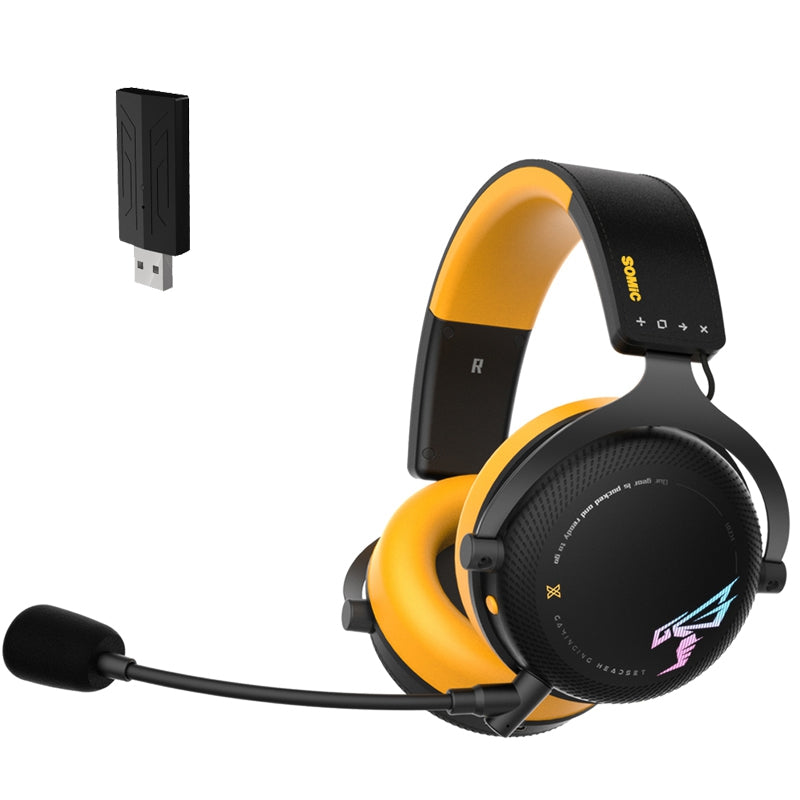 SOMIC G760 Over-ear Gaming Headphone Wired 2.4G USB E-Sports Headset Low Delay Bluetooth Stereo Music HiFi Stereo Sound Earphone SOMIC G760 Over-ear Gaming Headphone Wired 2.4G USB E-Sports Headset Low Delay Bluetooth Stereo Music HiFi Stereo Sound Earphone